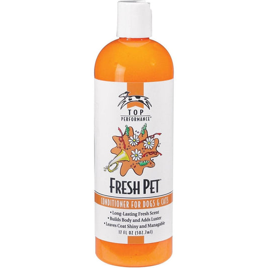 Top Performance Fresh Pet Conditioner For Dogs And Cats Detangling Formula Gives Coats Sheen 17 Ounce