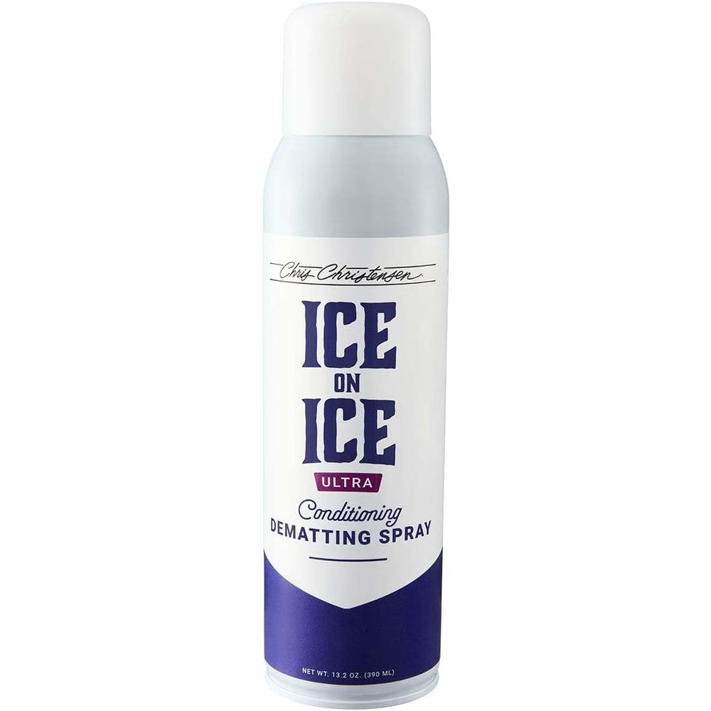 Chris Christensen Ice on Ice Ultra Conditioning Dematting Spray Dog Conditioner Lightweight Detangling Formula 13.2 Ounce