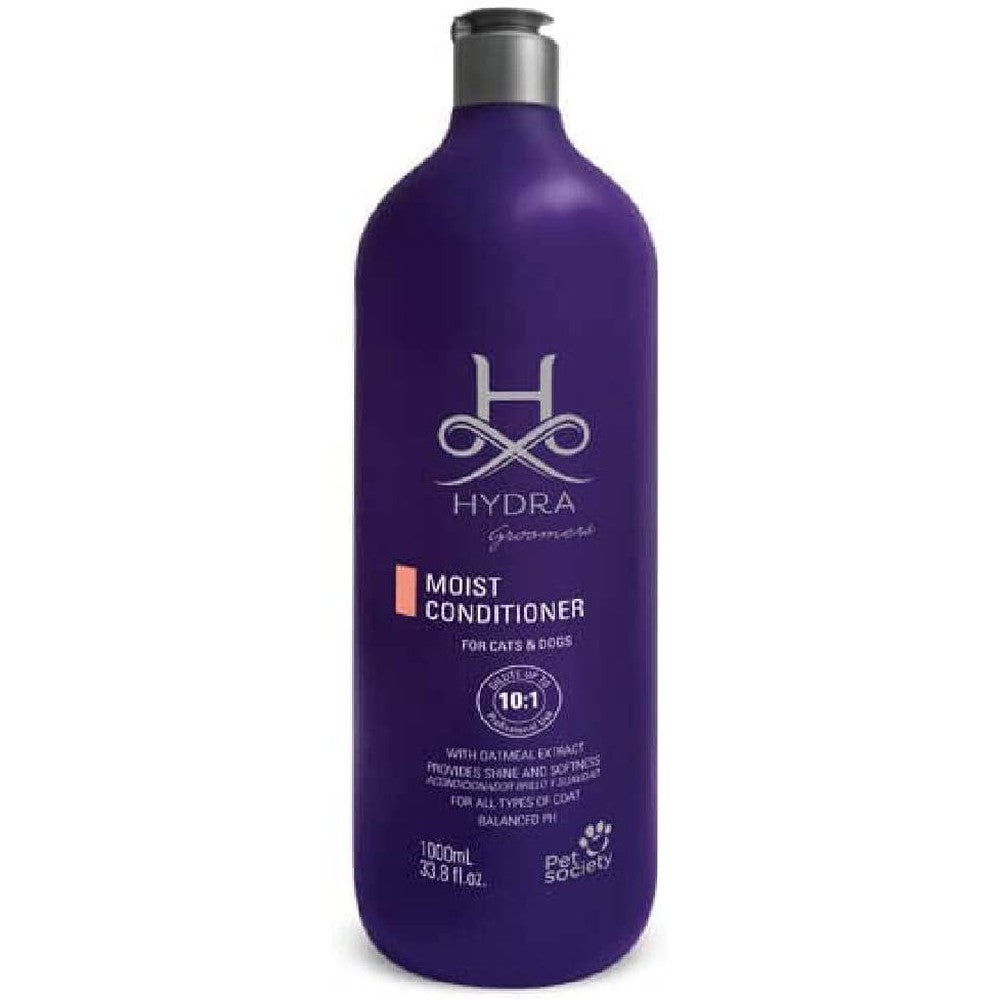 Hydra Groomer's Moisturizing Conditioner for Dogs and Cats Ultra Hydrating Oatmeal Pet Conditioner with Grape Seed Oil 1 Liter