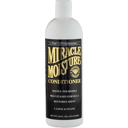 Chris Christensen Diamond Series Miracle Moisture Dog And Cat Conditioner Pro Vitamin Formula For Maximum Hydration 16 Ounce
