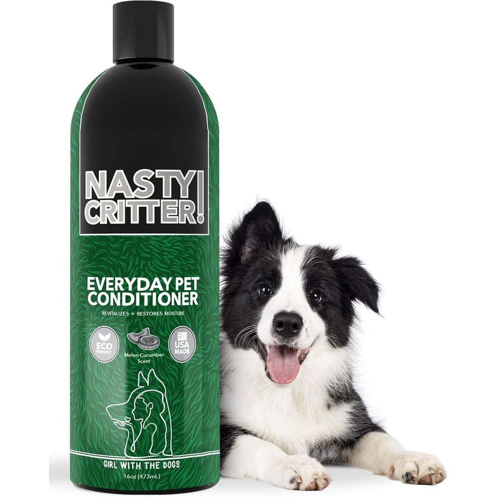 Girl With The Dogs Nasty Critter Everyday Deep Cleaning Dog Conditioner Gentle Professional Formula For Pets Eight Weeks And Up 16 Ounce