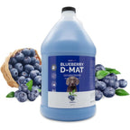 Bark2Basics Blueberry D-Mat Dog Conditioner Professional Grade Detangler And Multi Purpose Deshedding Pet Coat Treatment One Gallon