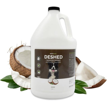 Bark2Basics DeShedding Dog Conditioner Combats And Reduces Hair Shedding With Omega 3 And 6 For Undercoat Control 1 Gallon