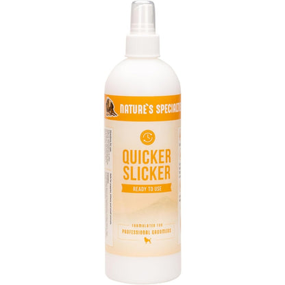 Nature's Specialties Quicker Slicker Ready To Use Detangling And Conditioning Spray For Dogs And Cats 16 Ounce