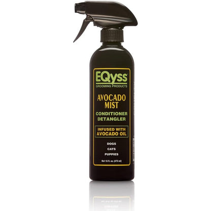 EQyss Avocado Mist Pet Spray Conditioner Leave In Detangler For Dogs Cats And Puppies Oil And Silicone Free Formula Sixteen Ounce