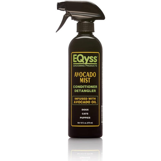 EQyss Avocado Mist Pet Spray Conditioner Leave In Detangler For Dogs Cats And Puppies Oil And Silicone Free Formula Sixteen Ounce