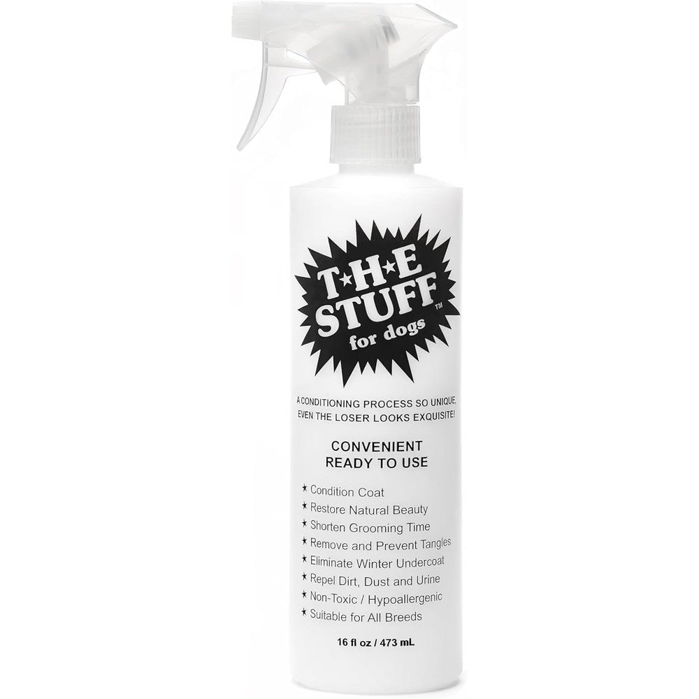 The Stuff Leave In Dog Conditioner And Detangler Spray 16 Fluid Ounces Ready To Use Hypoallergenic Formula