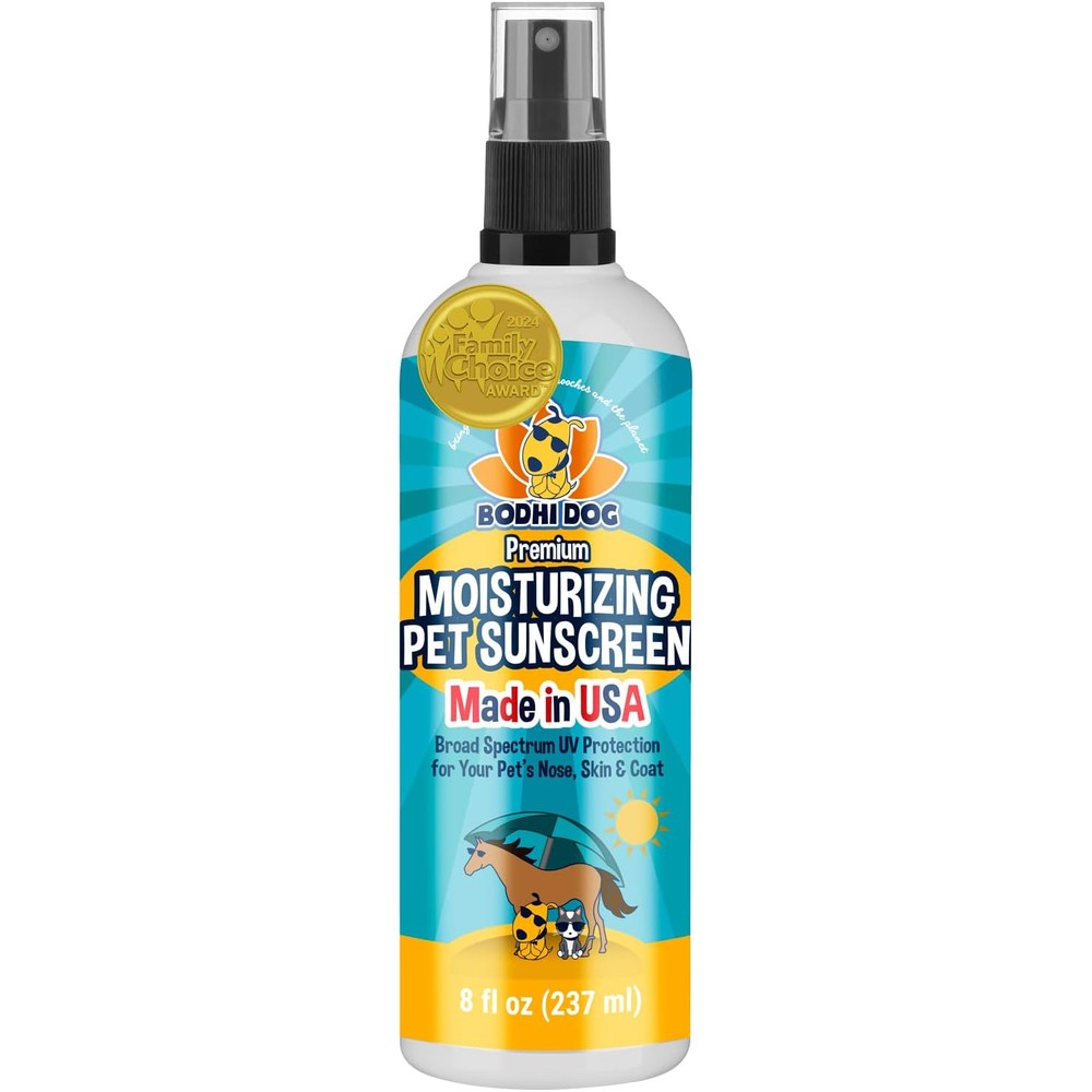 Bodhi Dog Sunscreen Moisturizing Pet Sun Spray Safe For Dogs Cats And Horses Enriched With Shea And Jojoba Butter 8 Fluid Ounces