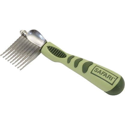 Coastal Pet Safari Dog De-Matting Comb Serrated Stainless Steel Grooming Tool For Medium To Long Hair One Size