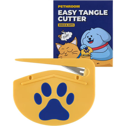 PETHROOM Easy Tangle Cutter And Matt Splitter For Dogs And Cats Professional Dematting Tool With Precision Steel Safety Blade