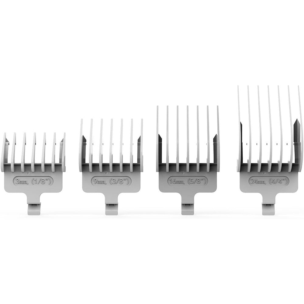 Fixr Replacement Guide Combs Set For PG01 PG50 And PG50 Plus Pet Grooming Kit And Vacuum - 4 Piece Attachment Set