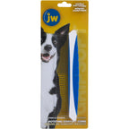 JW Pet Company 8-Inch Gripsoft Rotating Comfort Comb Fine And Coarse For Dogs Gray And Yellow