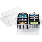 Andis 562014 Premium Clip Animal Comb Set For Dog Grooming With 7 Color Coded Combs And Metal Clips For Ultra Edge And Ceramic Edge Blades