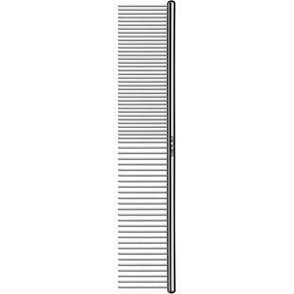 Andis 65730 Stainless Steel Pet Grooming Comb for Knots Mats and Loose Hair Removal 7 and Half Inch Silver