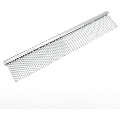 Chris Christensen 000 7.5 Inch Greyhound Style Fine Coarse Butter Comb For Professional Pet Grooming