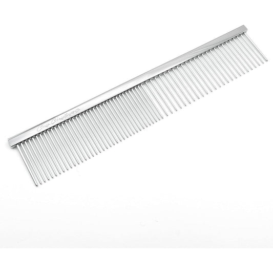 Chris Christensen 000 7.5 Inch Greyhound Style Fine Coarse Butter Comb For Professional Pet Grooming
