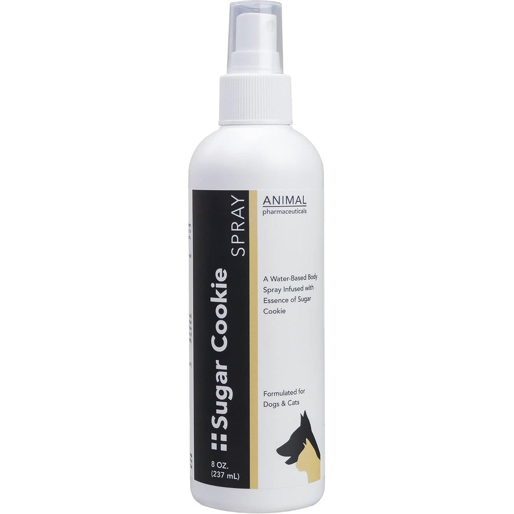 Animal Pharmaceuticals Pet Deodorizing Body Spray Sweet Sugar Cookie Scent Mild Long Lasting Dog Body Spray And Cat Cologne 8 Fluid Ounces