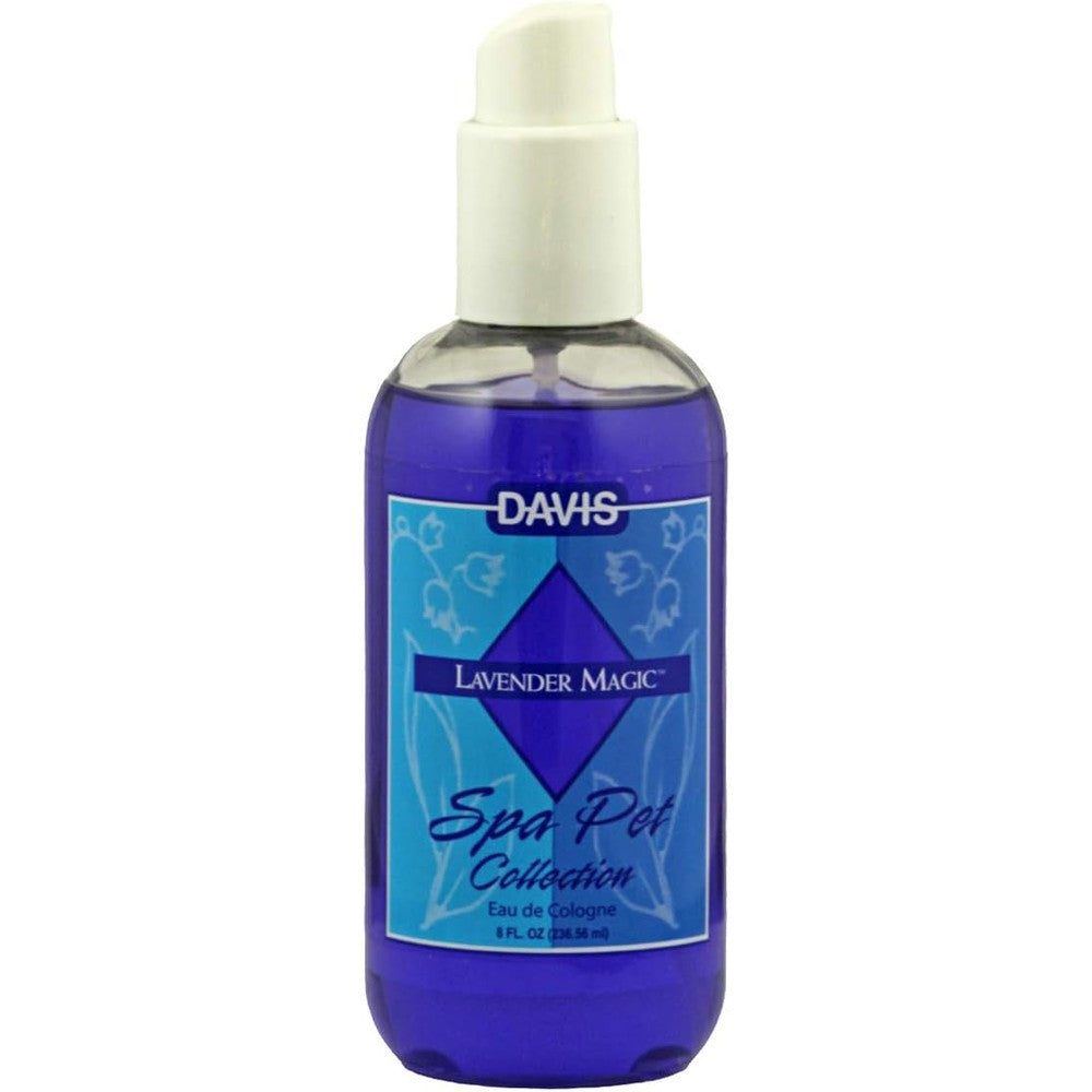 Davis Lavender Magic Spa Pet Cologne Long Lasting Deodorizing Spray With Natural Essential Oils Lavender Scent Eight Ounce