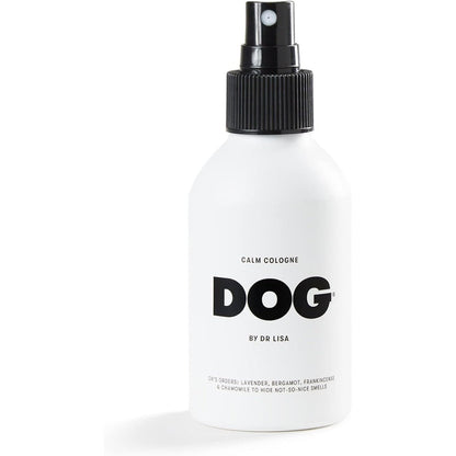 DOG By Dr Lisa Calm Cologne Natural Pet Deodorant Spray With Lavender Chamomile And Bergamot Plant Based Essential Oils Four Point Two Ounces