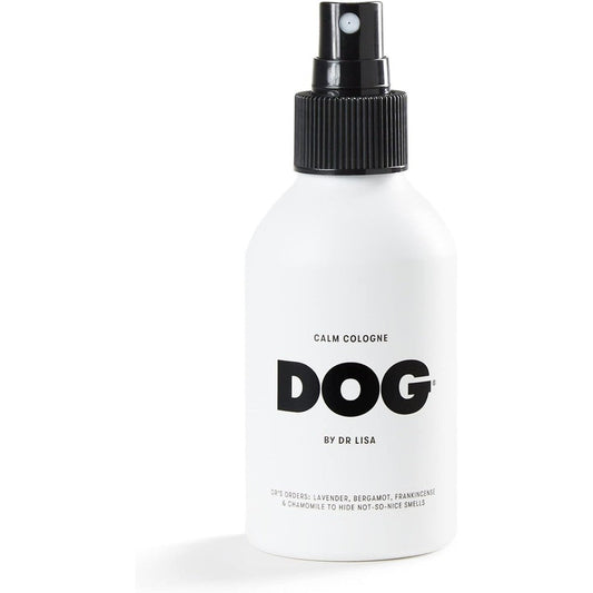 DOG By Dr Lisa Calm Cologne Natural Pet Deodorant Spray With Lavender Chamomile And Bergamot Plant Based Essential Oils Four Point Two Ounces