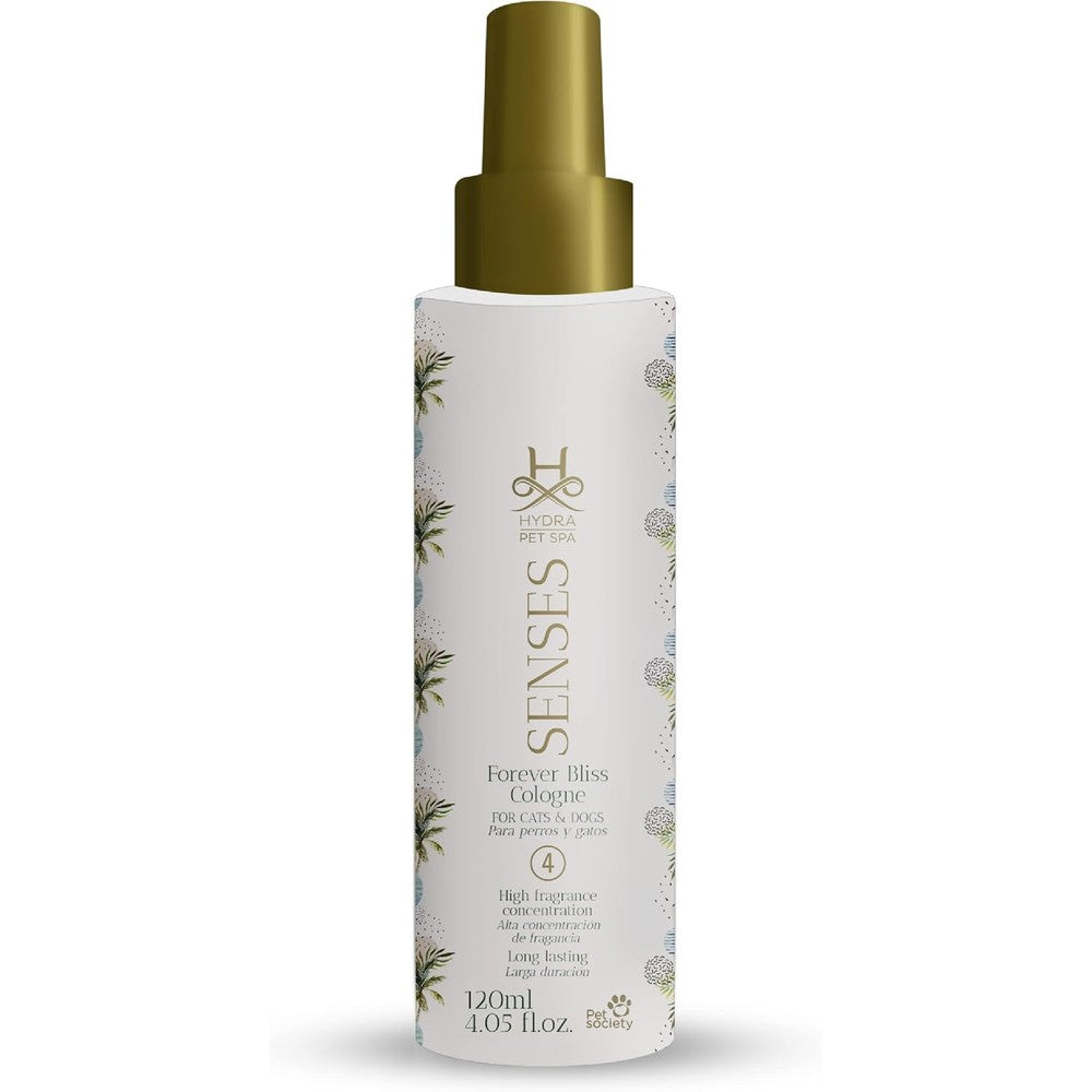 H Hydra Groomers Pet Spa Senses Forever Bliss Cologne Long Lasting Summer Fragrance Spray For Dogs And Cats 120ml 4.05 Fluid Ounces