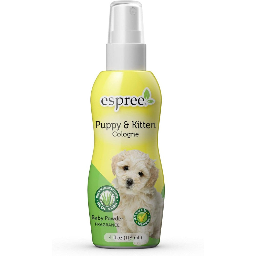 Espree Puppy And Kitten Cologne With Fresh Baby Powder Fragrance Naturally Neutralizes Odors Four Ounce