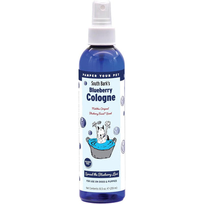 Showseason Animal Products South Bark's Original Blueberry Dog Cologne Long Lasting Deodorizing Pet Perfume Spray 8.5 Ounce