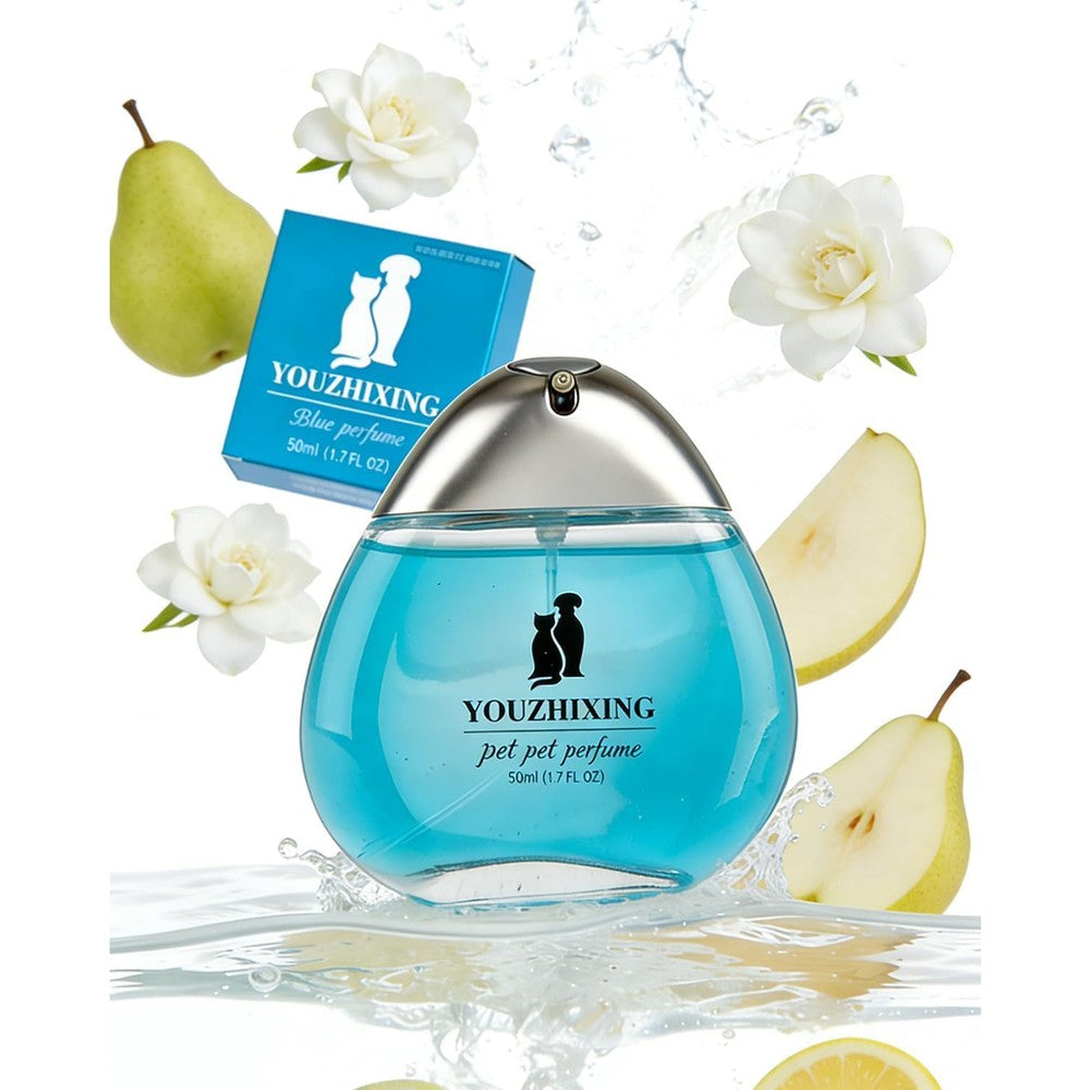 Youzhixing Professional Dog Perfume And Pet Cologne Long Lasting Jasmine Green Tea Water Based Deodorizer For Dogs And Cats 1.7 Ounce