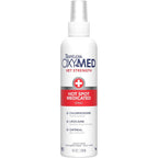 TropiClean OxyMed Hot Spot Spray For Dogs Skin Comfort Grooming Spray With Chlorhexidine Lidocaine And Oatmeal Fragrance Free 8 Ounce