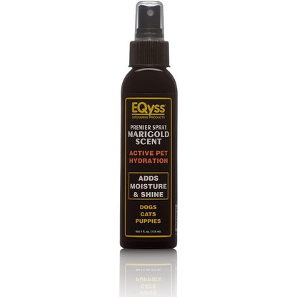 EQyss Premier Pet Spray Marigold Scent Leave In Conditioning And Moisturizing Coat Spray For Dogs Cats And Puppies Four Ounce