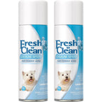 PetAg Fresh 'n Clean Grooming Cologne Deodorizing Spray For Dogs Baby Powder Scent Six Ounce Pack Of Two Long Lasting Odor Control