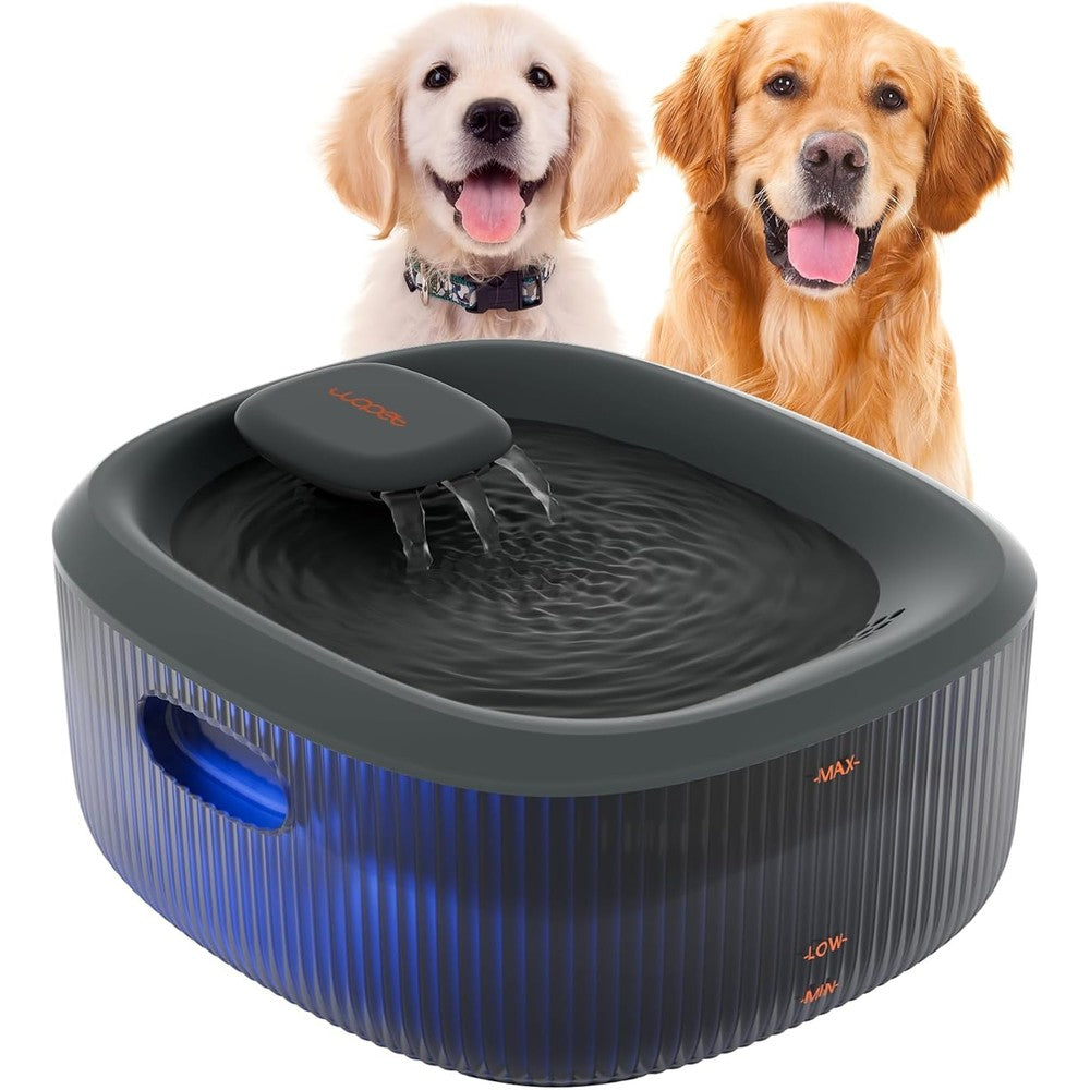 Wopet Dog Water Fountain For Large Dogs 6 Liter 205 Fluid Ounce Automatic Pet Water Dispenser With Ultra Quiet Pump And Filtration System