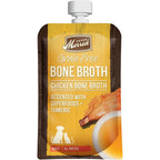 Merrick Grain Free Chicken Bone Broth Premium Human Grade Gluten Free Dog And Cat Food Topper Liquid Meal Supplement Seven Ounce Pouch