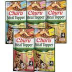 INABA Churu Meal Topper For Dogs Complete And Balanced Creamy Lickable Puree Food Topper Five Flavor Variety Pack Half Ounce Tube Twenty Tubes