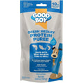 Good Boy Ocean Medley Protein Purees Dog Food Mixers For All Adult Dogs Ten Count Single Serve Triple Flavor Topper Treats With Salmon Tuna And Krill