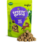 Major Pets Freeze Dried Beef Liver Dog Treats Single Ingredient Grain Free High Protein Premium Training Rewards And Meal Topper Three Point Five O...