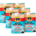 Brutus Bone Broth All Natural Beef Bone Broth For Dogs Food Topper With Glucosamine Chondroitin Turmeric Sixteen Point Nine Fluid Ounce Pack Of Six