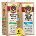 Brutus Bone Broth Chicken Liquid Dog Food Topper All Natural Joint Support Formula With Glucosamine And Chondroitin 64 Fluid Ounces