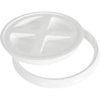 Gamma2 Gamma Seal Lid For Utility Buckets Fits 3.5 5 6 And 7 Gallon Buckets White Made In Usa