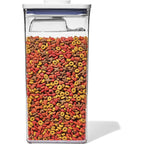 OXO Good Grips Pet POP Container 6.0 Quart 5.7 Liter With Half Cup Scoop Airtight Food Storage For Dogs And Cats BPA Free