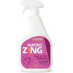 BugMD NatroZing Flea And Tick Spray For Dogs And Cats 32 Fluid Ounce Plant Based Instant Pest Removal Treatment For Indoor And Outdoor Use