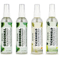 Cedarcide Original And Tickshield Family Pack Natural Cedar And Lemongrass Oil Bug Spray For People And Pets Pack Of 4 Four Fluid Ounce Spritzers