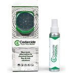 Cedarcide Flea And Tick Pet Grooming Brush With Original Biting Insect Spray Application For Dogs And Cats 4 Fluid Ounce Pack
