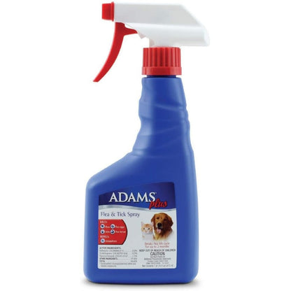 Adams Plus Flea And Tick Spray With Precor For Dogs And Cats 16 Fluid Ounce Pack Of 2