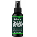 Lakota Naturals All Natural Flea And Tick Prevention Spray For Dogs Two Fluid Ounce Plant Based Repellent