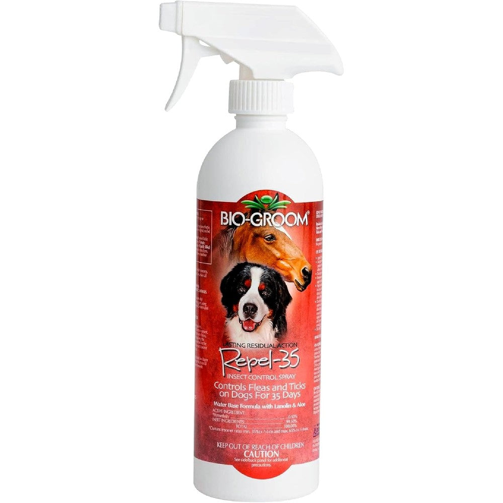 Bio-Groom Repel-35 Insect Control Spray For Dogs And Horses Sixteen Fluid Ounces