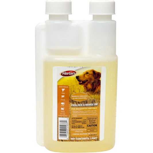 Southern Ag Martin's Flea, Tick And Mange Dip For Dogs 1 Fluid Ounce Concentrate Formula 1 Pint