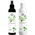 PawPurity Flea And Tick Shampoo And Spray Kit For Dogs And Cats 100 Percent Natural Organic Protects And Conditions Herbal Citrus Scent Shampoo 16 ...