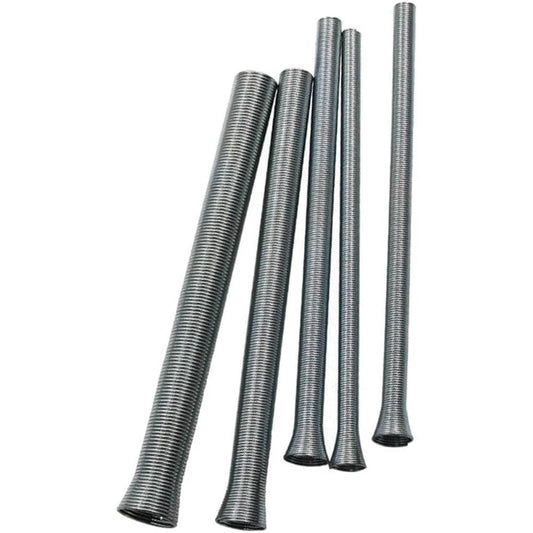 Yajuyi Spring Steel Tubing Bender Kit For HVAC And Plumbing Includes Five Pieces For Quarter To Five Eighths Inch Pipes