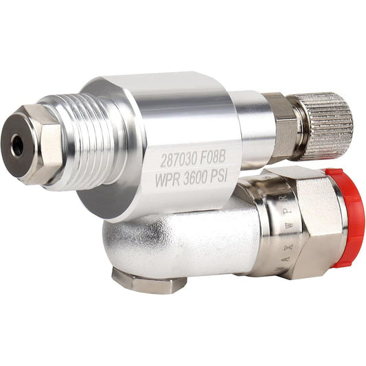 GregYoung Extension Shut Off Valve Cleanshot Swivel Valve Compatible With Graco 287030 Clean Shot Spray Adapter Joint For Paint Sprayers Gun